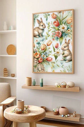 Quadro em madeira - 33 x 48 cm