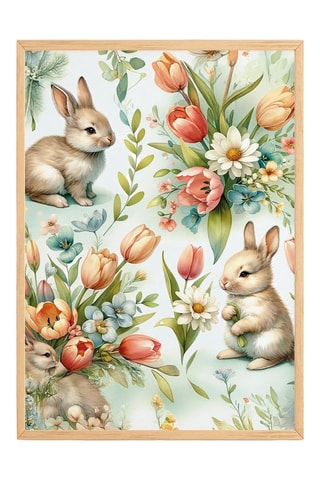 Quadro em madeira - 33 x 48 cm