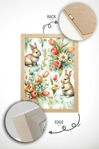 Quadro em madeira - 33 x 48 cm