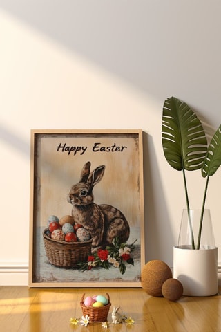 Cuadro de madera maciza - 50 x 70 cm