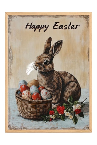 Cuadro de madera maciza - 50 x 70 cm