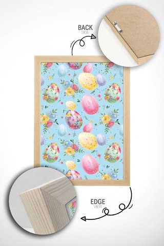 Quadro em madeira maciça - 50 x 70 cm