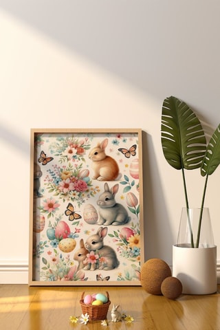 Quadro em madeira maciça - 50 x 70 cm