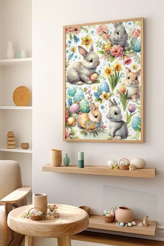 Quadro em madeira maciça - 50 x 70 cm