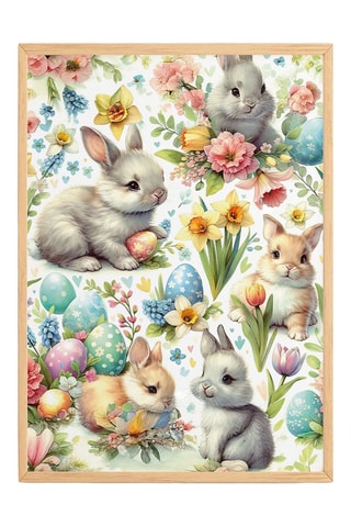 Quadro em madeira maciça - 50 x 70 cm