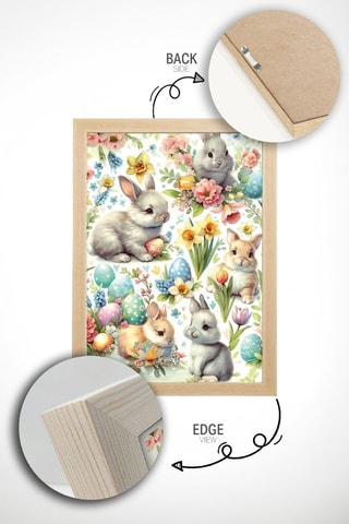 Quadro em madeira maciça - 50 x 70 cm