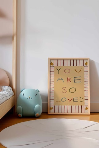 Cuadro de madera maciza - 33 x 48 cm