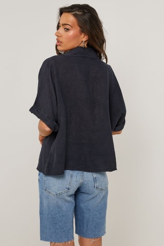 Camisa de lino  -  100 % lino - 