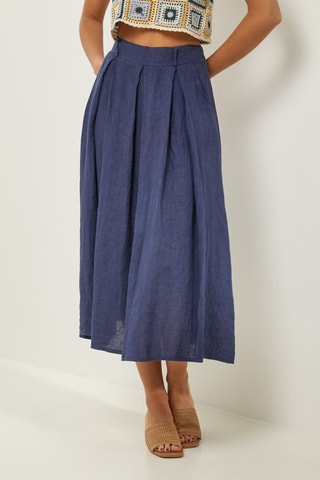 Falda  -  100 % lino - 