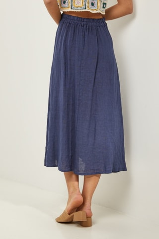 Falda  -  100 % lino - 