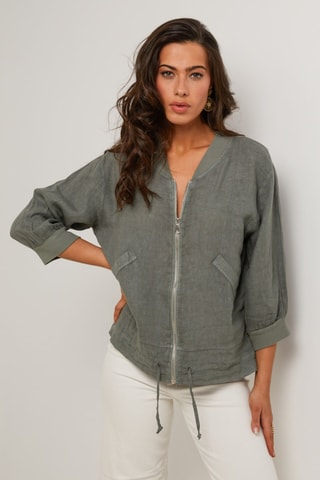 Chaqueta  -  100 % lino - 