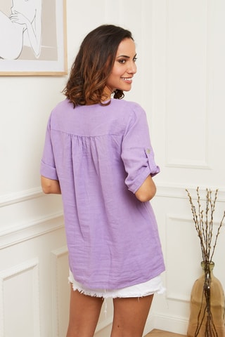 Camisa  -  100 % lino - 