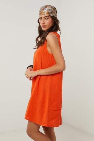 Vestido  -  100 % lino - 