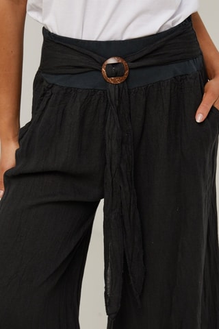 Pantalón de lino  -  100 % lino - 