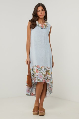 Vestido  -  100 % lino - 