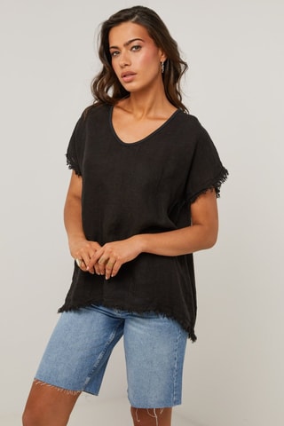 Top de lino  -  100 % lino - 