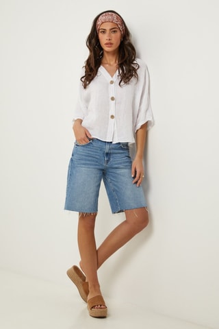 Camisa  -  100 % lino - 