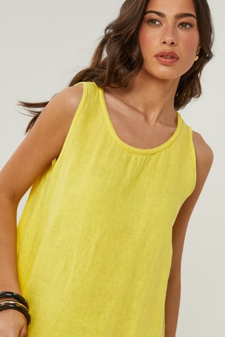 Vestido  -  100 % lino - 