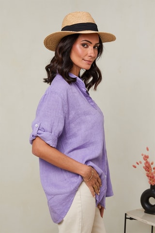 Camisa  -  100 % lino - 