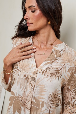 Túnica  -  100 % lino - 