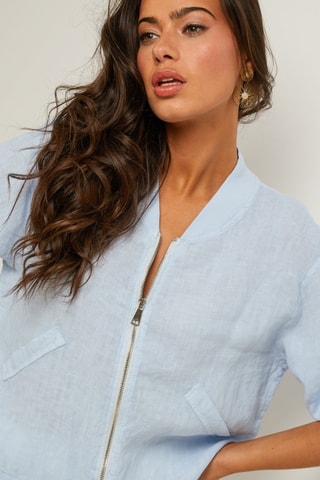 Chaqueta  -  100 % lino - 