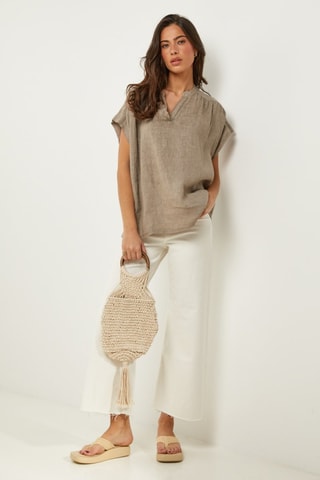 Top  -  100 % lino - 