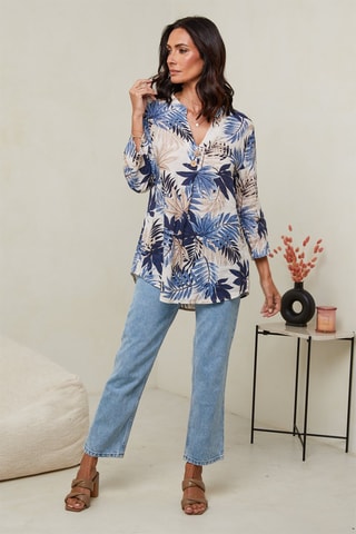 Túnica  -  100 % lino -  y 