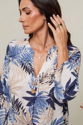 Túnica  -  100 % lino -  y 