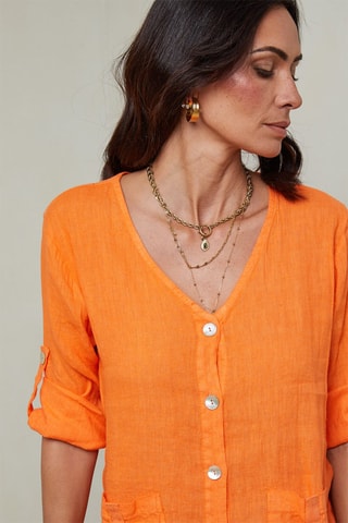 Camisa  -  100 % lino - 