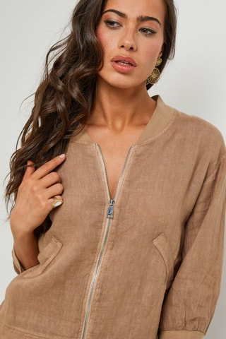 Chaqueta  -  100 % lino - 