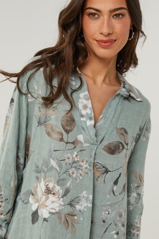 Vestido  -  100 % lino - 