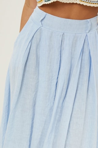 Falda  -  100 % lino - 