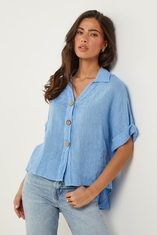 Camisa  -  100 % lino - 