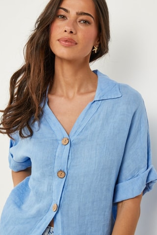 Camisa  -  100 % lino - 