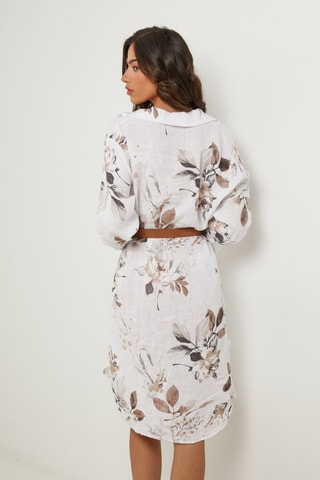 Vestido  -  100 % lino - 