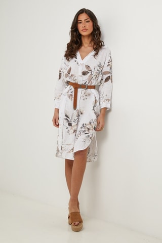 Vestido  -  100 % lino - 