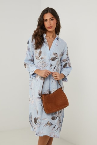 Vestido  -  100 % lino - 