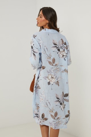 Vestido  -  100 % lino - 