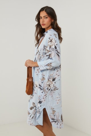 Vestido  -  100 % lino - 