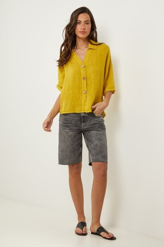 Camisa  -  100 % lino - 