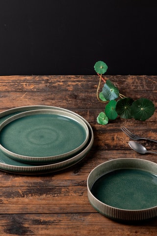 Vajilla de gres - Jade - 18 piezas