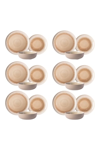 Vajilla de gres Iris - 18 piezas