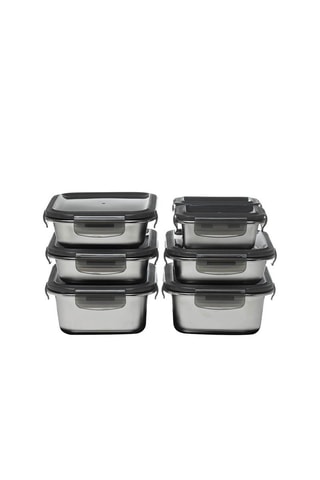 Conjunto fiambreras de acero inoxidable - 7 piezas