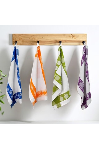 3 paños de algodón egipcio Collection Carré - Malva - 