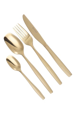 Cubertería de acero inoxidable Elora - 24 piezas