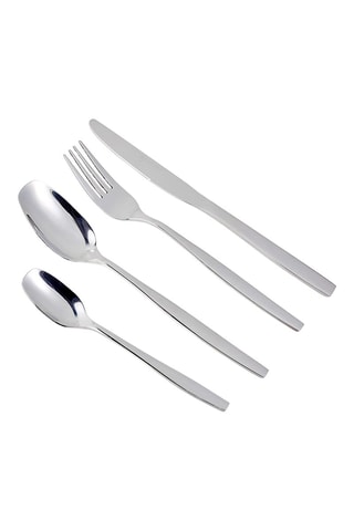 Cubertería de acero inoxidable Elora - 24 piezas