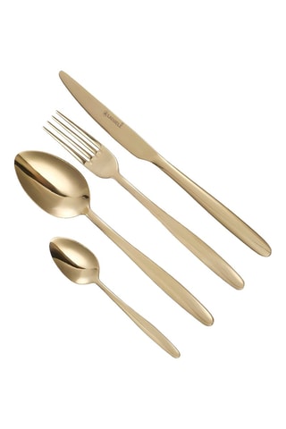 Cubertería de acero inoxidable Clea - 24 piezas