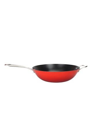 Wok con tapa de metal fundido Airlon - 32 cm