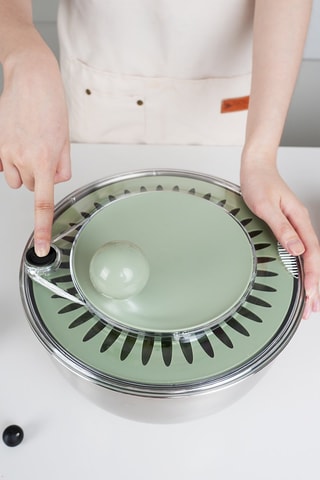 Escurridor de ensalada 2 en 1 - 24,5 cm