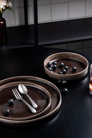 Vajilla de gres - Capuchino - 18 piezas